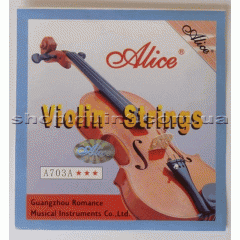 Струны для скрипки Alice
